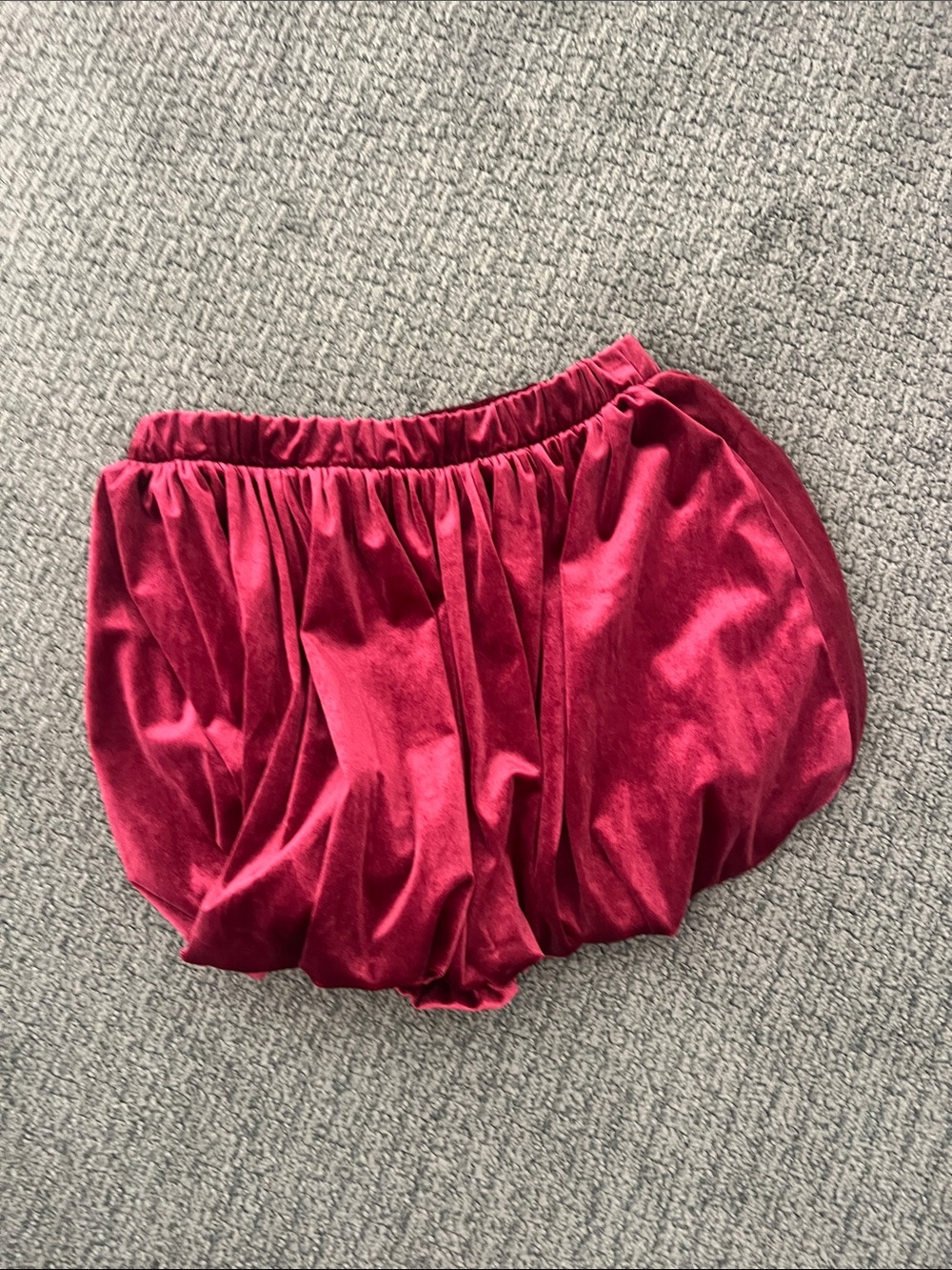 Cat & Jack Velvet Bubble Skort in Berry Pink